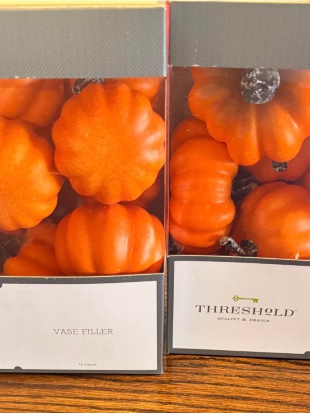 Threshold Bright Orange Mini Pumpkin Vase Fillers